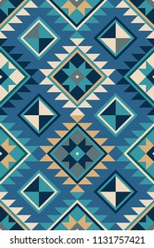 ethnic blue texture