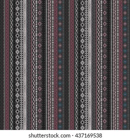 Ethnic boho, aztec seamless pattern. Tribal art vintage print. Background texture, wallpaper
