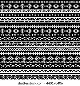 Ethnic boho, aztec seamless pattern. Tribal art vintage print. Background texture, wallpaper