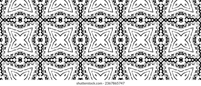 Ethnic Boho Batik. Tribal Dark Scribble Batik. Simple Scribble Pattern. Doodle Native Ink Pattern. Black Color Native Ikat Vector. Black Colour Ink Doodle Texture. Abstract Dark Doodle Design