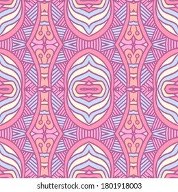 Ethnic boho festive pattern for fabric. Abstract Doodle style seamless pattern ornamental. 