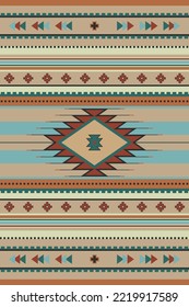 Ornamento geométrico de boho étnico. Patrón tribal nativo sin fisuras vectorial. Ornamento indígena. manta mexicana, alfombra.