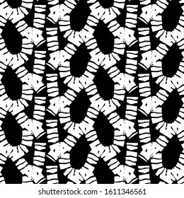 Ethnic boho ornament. Seamless pattern. Tribal motif. Vector illustration for web design or print.