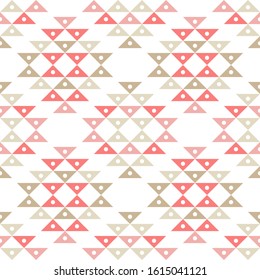 Ethnic boho ornament. Seamless pattern. Tribal motif. Vector illustration for web design or print.