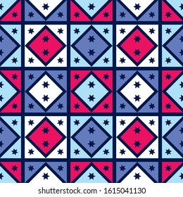 Ethnic boho ornament. Seamless pattern. Tribal motif. Vector illustration for web design or print.