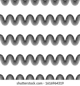 Ethnic boho ornament. Seamless pattern. Tribal motif. Vector illustration for web design or print.