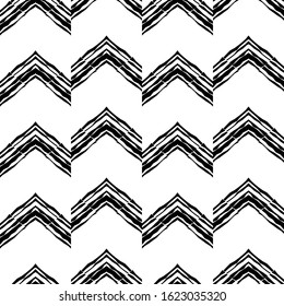 Ethnic boho ornament. Seamless pattern. Tribal motif. Vector illustration for web design or print.