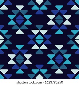 Ethnic boho ornament. Seamless pattern. Tribal motif. Vector illustration for web design or print.
