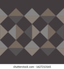 Ethnic boho ornament. Seamless pattern. Tribal motif. Vector illustration for web design or print.