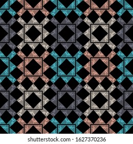 Ethnic boho ornament. Seamless pattern. Tribal motif. Vector illustration for web design or print.