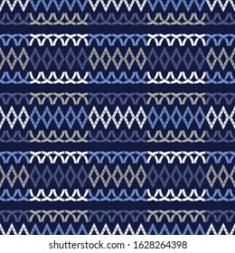 Ethnic boho ornament. Seamless pattern. Tribal motif. Vector illustration for web design or print.