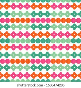 Ethnic boho ornament. Seamless pattern. Tribal motif. Vector illustration for web design or print.