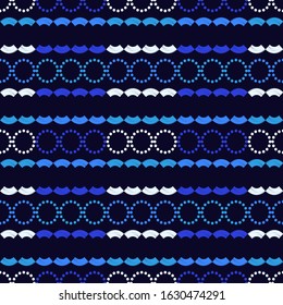 Ethnic boho ornament. Seamless pattern. Tribal motif. Vector illustration for web design or print.