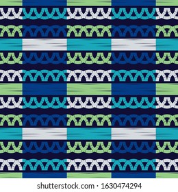 Ethnic boho ornament. Seamless pattern. Tribal motif. Vector illustration for web design or print.