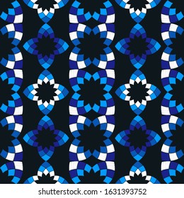 Ethnic boho ornament. Seamless pattern. Tribal motif. Vector illustration for web design or print.