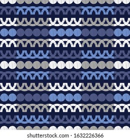 Ethnic boho ornament. Seamless pattern. Tribal motif. Vector illustration for web design or print.