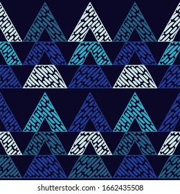 Ethnic boho ornament. Seamless pattern. Tribal motif. Vector illustration for web design or print.