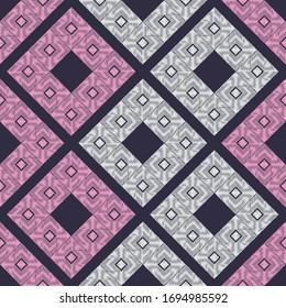 Ethnic boho ornament. Seamless pattern. Tribal motif. Vector illustration for web design or print.