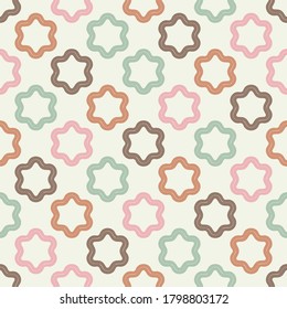 Ethnic boho ornament. Seamless pattern. Textile. Vector illustration for web design or print.