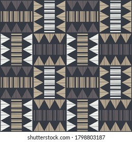 Ethnic boho ornament. Seamless pattern. Textile. Vector illustration for web design or print.