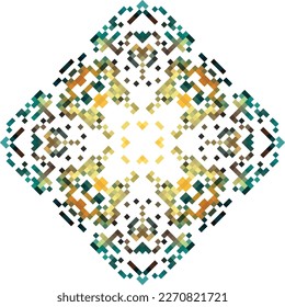 Ornamento étnico de boho. Patrón tribal. Motivo popular. Se puede usar para papel pintado, textil, envoltura, fondo de página web.