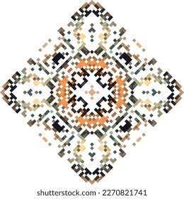 Ethnic boho ornament. Tribal pattern. Folk motif. Can be used for wallpaper, textile, wrapping, web page background.