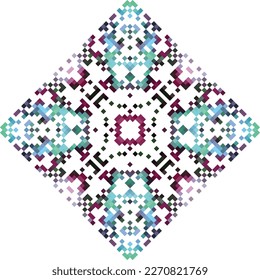 Ethnic boho ornament. Tribal pattern. Folk motif. Can be used for wallpaper, textile, wrapping, web page background.