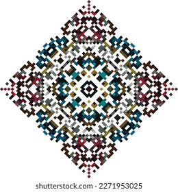 Ethnic boho ornament. Tribal pattern. Folk motif. Can be used for wallpaper, textile, wrapping, web page background.