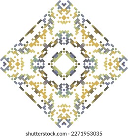 Ethnische Boho-Ornament. Stammesmuster. Folkloremotiv. Kann für Tapete, Textilien, Umhüllung, Web-Hintergrund verwendet werden.