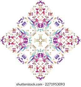Ornamento étnico de boho. Patrón tribal. Motivo popular. Se puede usar para papel pintado, textil, envoltura, fondo de página web.