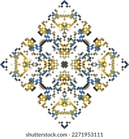 Ornamento étnico de boho. Patrón tribal. Motivo popular. Se puede usar para papel pintado, textil, envoltura, fondo de página web.