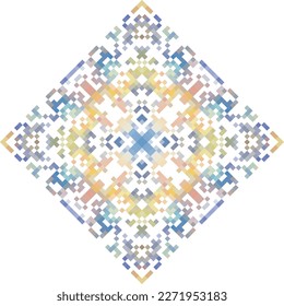 Ornamento étnico de boho. Patrón tribal. Motivo popular. Se puede usar para papel pintado, textil, envoltura, fondo de página web.