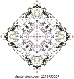 Ethnic boho ornament. Tribal pattern. Folk motif. Can be used for wallpaper, textile, wrapping, web page background.