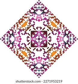 Ethnic boho ornament. Tribal pattern. Folk motif. Can be used for wallpaper, textile, wrapping, web page background.