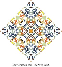 Ethnic boho ornament. Tribal pattern. Folk motif. Can be used for wallpaper, textile, wrapping, web page background.