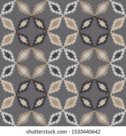 Ethnic boho seamless background. Tribal pattern. Folk motif. Vector illustration for web design or print.