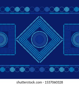 Ethnic boho seamless background. Tribal pattern. Folk motif. Vector illustration for web design or print.
