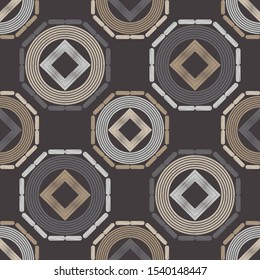 Ethnic boho seamless background. Tribal pattern. Folk motif. Vector illustration for web design or print.