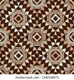 Ethnic boho seamless background. Tribal pattern. Folk motif. Vector illustration for web design or print.
