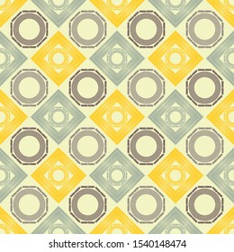 Ethnic boho seamless background. Tribal pattern. Folk motif. Vector illustration for web design or print.