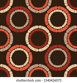 Ethnic boho seamless background. Tribal pattern. Folk motif. Vector illustration for web design or print.