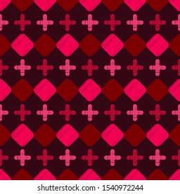 Ethnic boho seamless background. Tribal pattern. Folk motif. Vector illustration for web design or print.