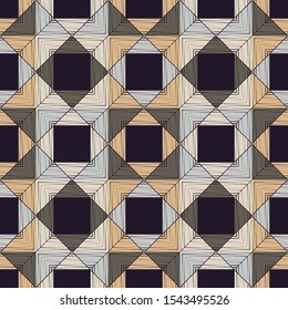 Ethnic boho seamless background. Tribal pattern. Folk motif. Vector illustration for web design or print.