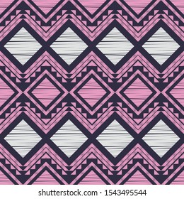 Ethnic boho seamless background. Tribal pattern. Folk motif. Vector illustration for web design or print.