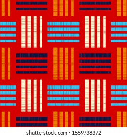 Ethnic boho seamless background. Tribal pattern. Folk motif. Vector illustration for web design or print.