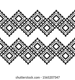 Ethnic boho seamless background. Tribal pattern. Folk motif. Vector illustration for web design or print.