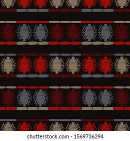 Ethnic boho seamless background. Tribal pattern. Folk motif. Vector illustration for web design or print.
