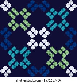 Ethnic boho seamless background. Tribal pattern. Folk motif. Vector illustration for web design or print.