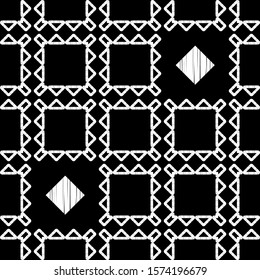 Ethnic boho seamless background. Tribal pattern. Folk motif. Vector illustration for web design or print.