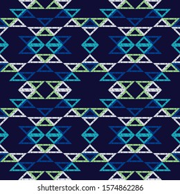 Ethnic boho seamless background. Tribal pattern. Folk motif. Vector illustration for web design or print.